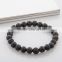 2016 Hot sales stainless steel adjustable fashion beads man bracelet for Christmas gift