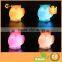 Owl Animal Shaped Lights Automaic Multi-color Changing LED Candle Realistic Wax