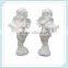 Antique white angel figurines
