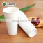 starbucks disposable white paper coffee cup with lid and sleeve
