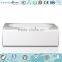 Rectangle socking clear acrylic bathtub