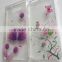 Clear Pattern TPU phone case with diamond for iPhone