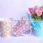 ceramic mug cup with colored 2015 new-designed cylindric decal glazed