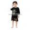 Kids Clothing Wholesale Girls Black Fringe Dress Kids Cotton Frocks