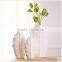 Set of 3 modern brief abstract china ceramic white tall vase for hotel decor