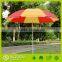 High quality 34inches big windproof polyester outdoor beach umbrella