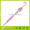 New Design Gradient Pink Lace Edge Wedding Stick Umbrella