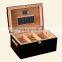High-end Blackwood wooden humidor with a tray inside