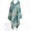 custom woven 100%acrylic shawl scarf