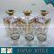150ML golden edge fragrance glass bottle with glass stopper