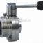Weld Sanitary Butterfly Valve