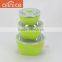 Stainless Steeltainer Leak-proof [3-piece Set] ALLNICE Kitchen Nesting Mixing Bowls, 6 Vibrant Colorful Bowls Plus Lids