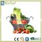 Food container with strainer basket stainless steel 201 kitchen strainer