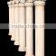 China natural durable service custom yellow marble pillar