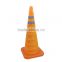 70cm telescopic flashing foldable traffic cones