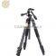 Q620 3 way panhead 32mm tube golden digital video camera tripod 183cm telescopic 20kg load photographic camera tripod