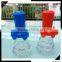 Empty glass nail polish bottle square glass bottles