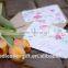 Print floral paper pocket envelopes and cards