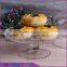 Handmade clear Birthday decor mini glass cake plate with dome                        
                                                Quality Choice
