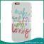 Newest Clear Plastic Mobile Phone Shell for iPhone 6