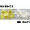 wholesale glitter korean suede crystal flower bridal hair accessories