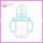 PP BPA Free funny baby bottles with handle and straw