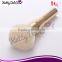 White professional makeup brushes for shadow blush