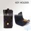 Handmade fashion key holder with different leather pattern wholesale