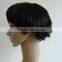 Cheap Fashion synthetic hair short wig black color