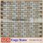 Blue glass crean marfil marbles mosaic strip tiles on sale