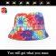 Promotional top quality new design hot sale fashion custom tie dyed bucket hat bulk with your own logo