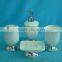 Scent-bottle toothbush holder ceramic soap dish Eco-Friendly bathroom furniture set