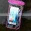 Fluorescent design Waterproof Case,Touchscreen Transparent Waterproof Phone Case Bag