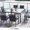 High Quality Skid Resistant Fashionable Recyclable Garden Wicker Furniture Table and Chairs