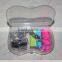 plastic mini office school stationery set