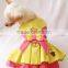 Garden Dog Harness Dress 4 Piece Set - Dress, Hat, Leash and Panties