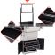 Salon Beauty Artist Professional Aluminum Rolling Trolley Makeup Case With Drawers