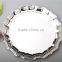 Decorative Serving Dining plate Dinner Plates Party Dish Platter Platters serving trays for hotel round silver Turkish tea tray
