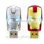 USB Flash Disk ,Iron man usb disk with LED,Promotional gifts Iran man usb pendrive