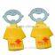 custom lovely baby shape metal bottle opener with pvc coats