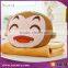Wholesale Different Shapes Decorative Stuffed Monkey Doughnut Plush Pillow
