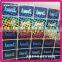 Custom Die cut laser waterproof hologram cricket bat stickers label printer