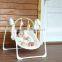 Plastic Electric Swinging baby crib with mosquito net