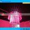 dmx control 3D pixel tube meteor star fall led tube light
