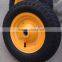 high quality wheel barrow tire with rim 3.50-7