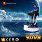 9d vr standing up simulator with 1 seat with flight simulator motion platform