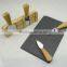 6pcs carbonized bamboo cheese tools