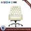 High back elegant executive office furniture white leather office chair(HX-5D059)