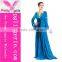 Blue Sexy Dress Long Evening Gown For Mature Woman
