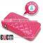 Fashion Red 64 Capacity PU Fabric DVD Case CD Holder Personalized cd Case Multi Disc Dvd Cases
